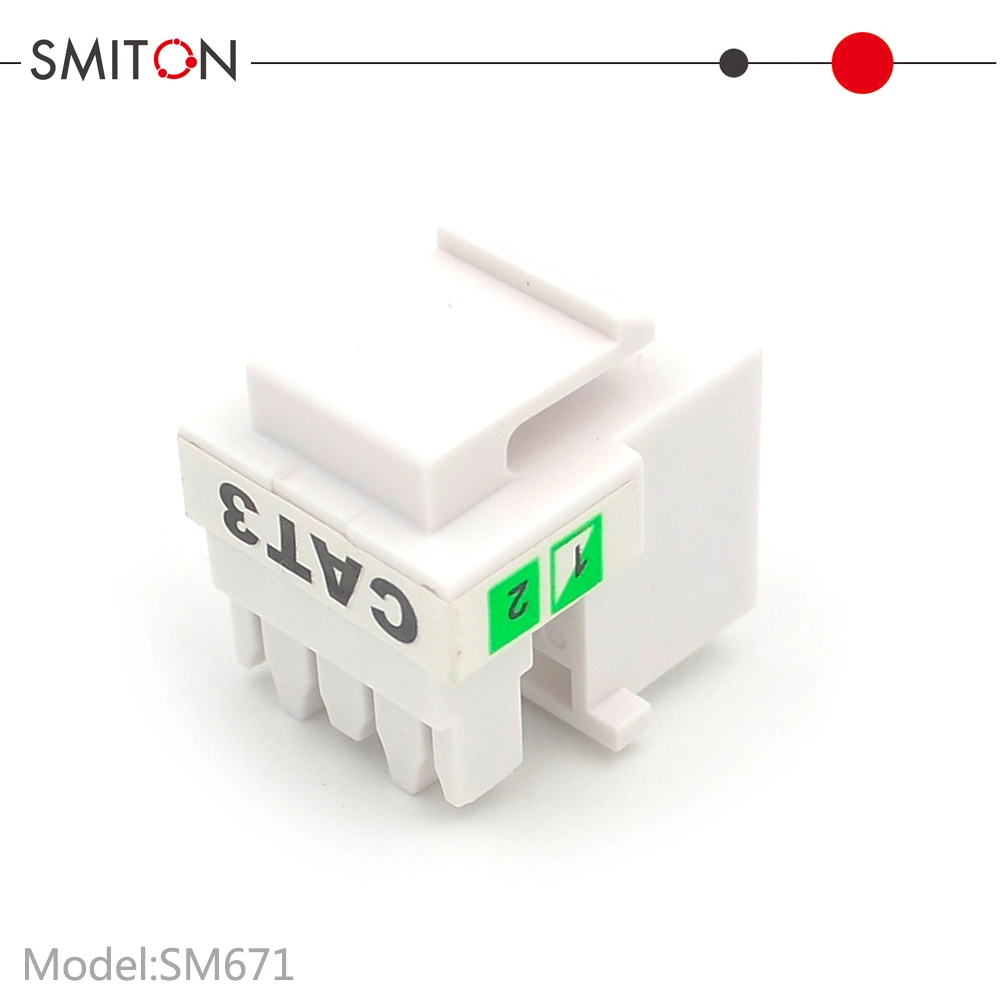 UTP Cat 3 Rj11 6p4c Telephone Cat3 Keystone Jack