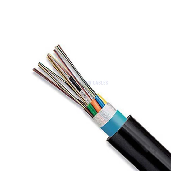 Cable de fibra óptica Cnconnection Sm G652 Sm Fibra monomodo 0,5 Fuerza FRP Exterior/Interior FTTH Gjyxch Cable de bajada de fibra óptica